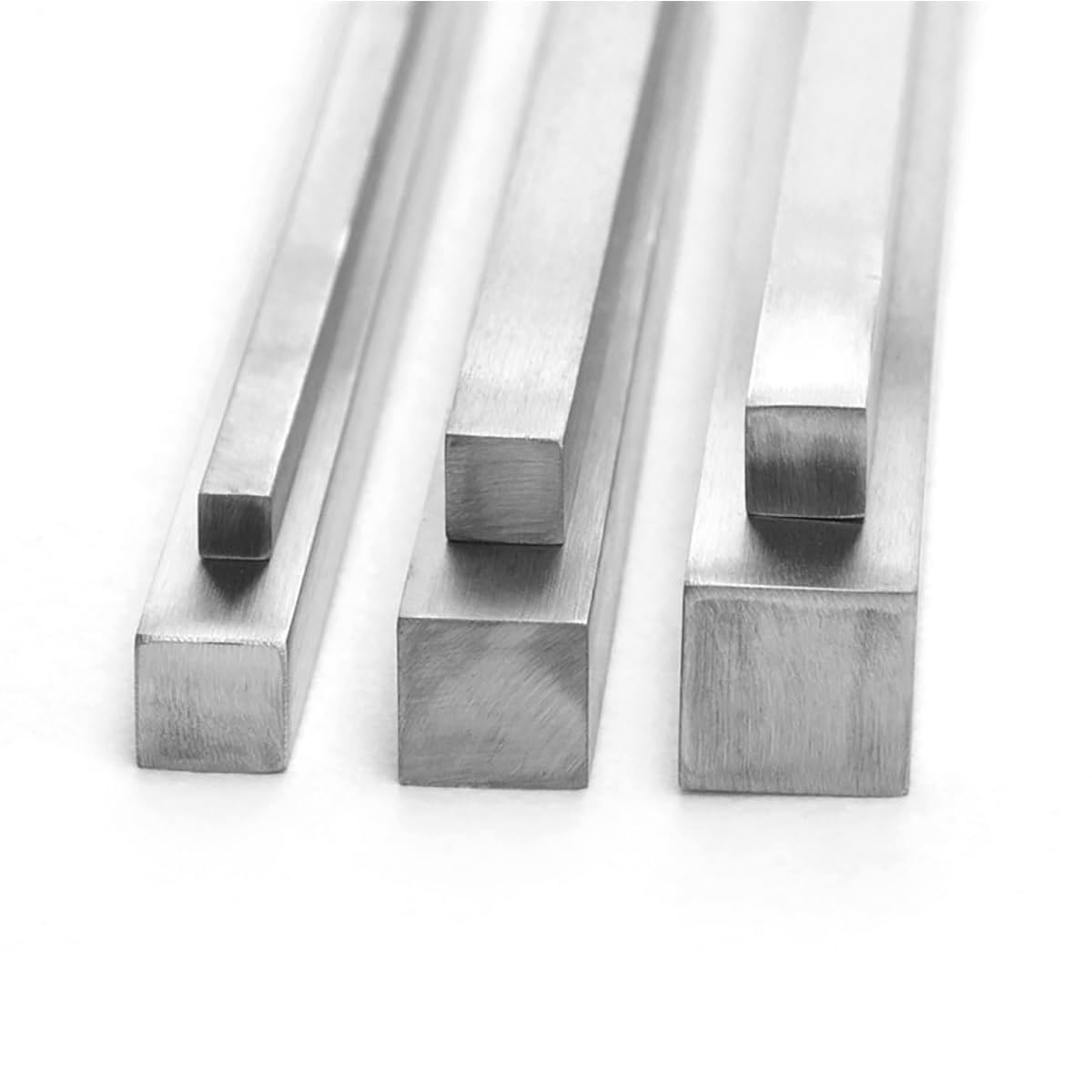 Varillas Cuadradas De Acero Inoxidable 304, 1 Pieza De 4 X 4 Mm De Longitud, 100/200/300/500/800 Mm, For Manualidades, Modelos De Coches.(4x4x800mm)