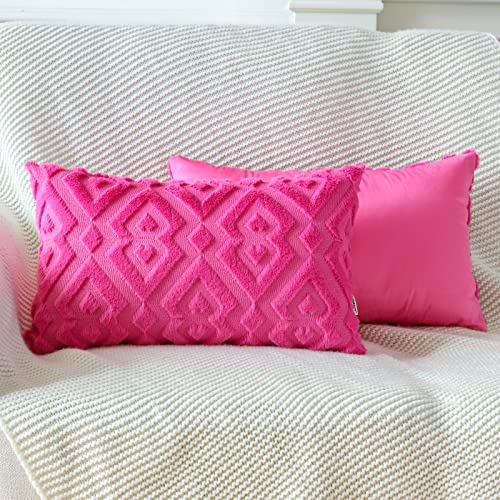Housse de coussin velours rose vif Artscope pour rénover un canapé terne - 4