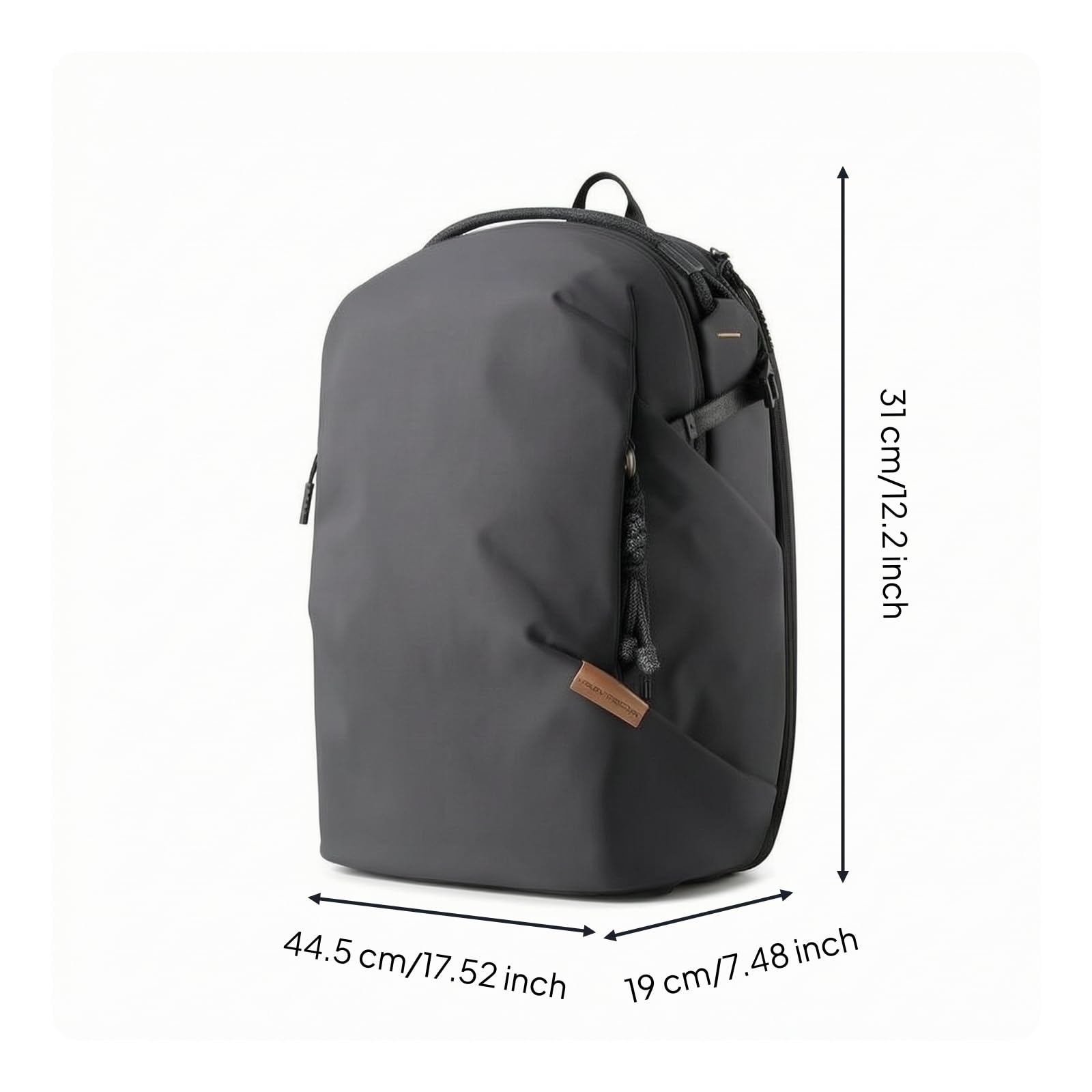Zaino Fotocamera Borsa Macchina Fotografica Zaino Fotografia Zaino Attrezzatura Fotografica Borsa Videocamera in Poliestere con Manico Superiore E, Array, Nero-disponibile, 22L