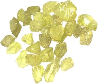 Cabilock 100g Brazilian Citrine Rough Stone Natural Quartz Chips DIY Art Craft Supplies Aromatherapy Gravel Home Decorative Stone