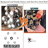 IGOOUO Dog Playpen Outdoor for Medium/Large Dogs 91.5cm High, Heavy Duty Dog Playpen with Rustproof and Sturdy Stakes, Portable Dog Fence for RV Camping(12 Panels) - Image 5