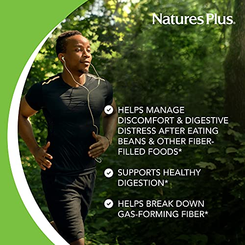 Naturesplus Say Yes To Beans Enzyme Complex - Natural Food Enzyme Supplement For Gas Relief, Digestive Aid - 60 Vegetarian Capsules (60 Servings) #TOP2