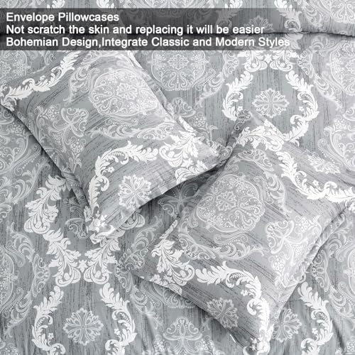 Juego de edredón transpirable de microfibra suave que no se arruga ni pierde su forma 7