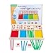 Alytimes Counting Stick Calculation Math Educational Toy, Wooden Number Cards and Counting Rods Box