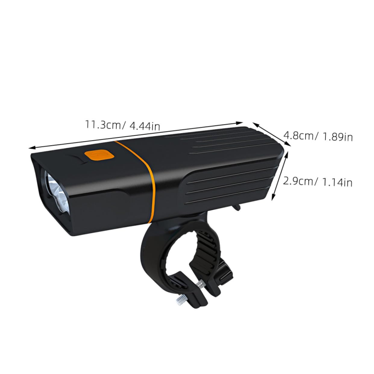 WOONEKY 1zestaw Wodoodporne Lampy Rowerowe Usb Ładowane Przednia Led z Tylnią Lampą Tryby Oświetlenia Nocne Przejażdżki Rowerowe