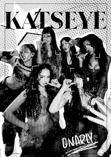 Image of KATSEYE Girl Group Poster - Glossy A4 Size, Self-Adhesive, Unframed Wall Art Featuring Beautiful Chaos Design (Classic)