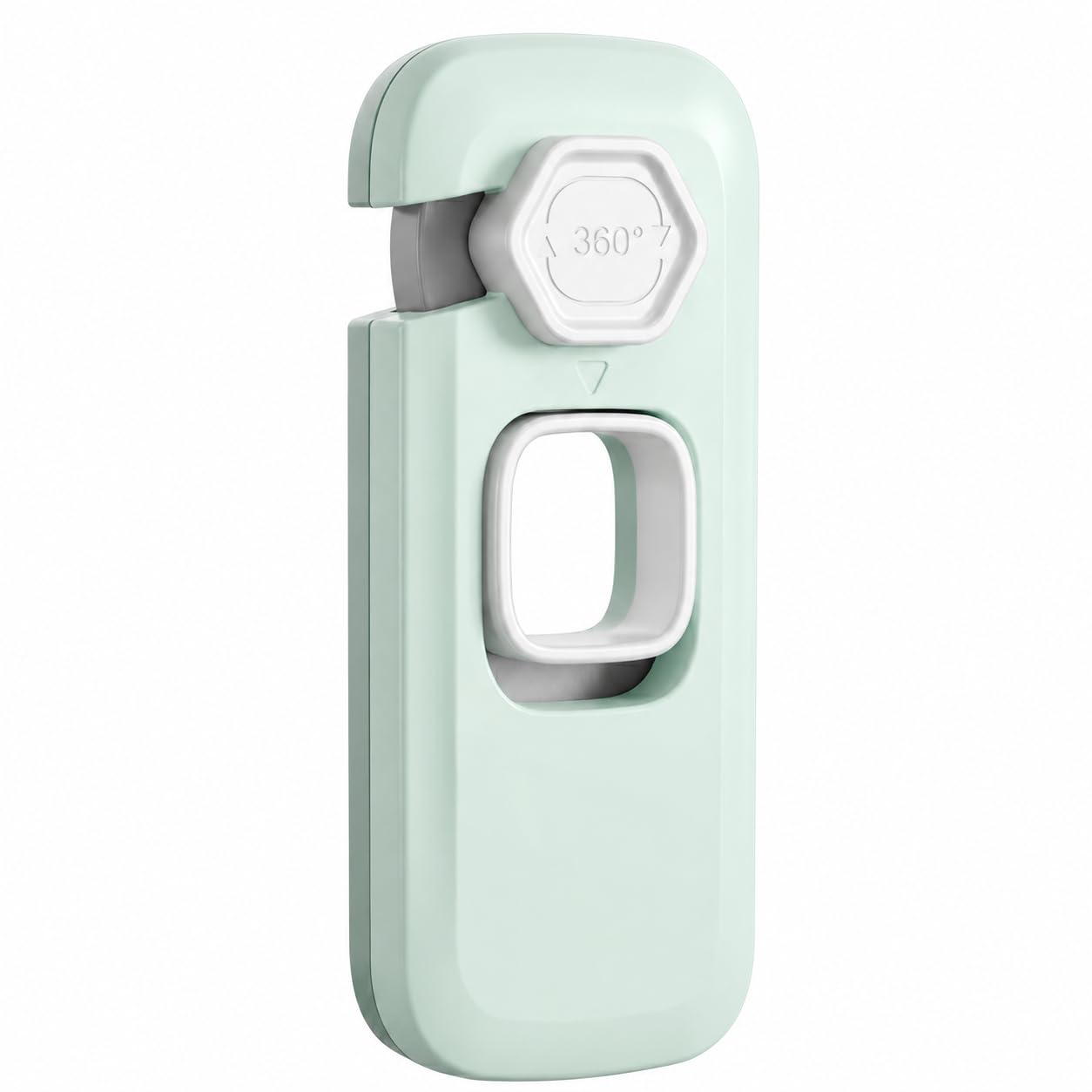 Child Safety Device Refrigerator Door Lock with Adhesives, Cabinet Restrictor for Baby and Toddler, Lock for Cupboards, Drawers, Fridge, Wardrobe, Button Lock, Green, Pack of 1-image-45