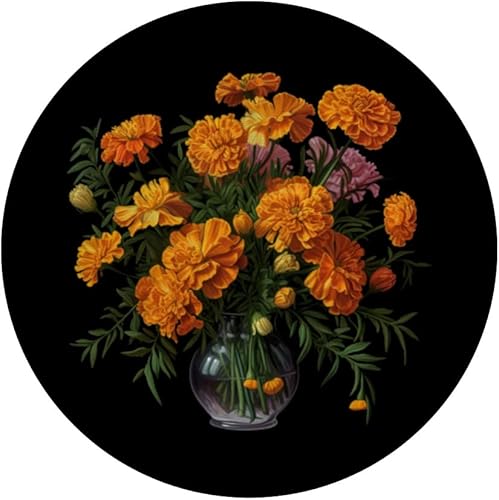 Miniatura 3 de Regalos de flores de caléndula para hombres y mujeres PopSockets intercambiables PopGrip