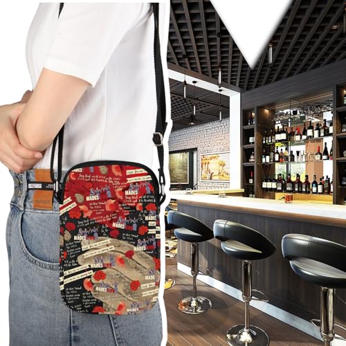 Musicals Gift Theatre Nerd Gift Hade Inspired Crossbody Bag4