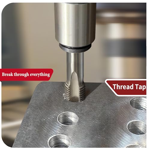 Image of M10x1.0 Tap and Die Set, Metric Right Hand M10 x 1.0 Tap Die Set, M10 x 1 High-Speed Steel Thread Milling Tap and Die Suitable for Various Metals