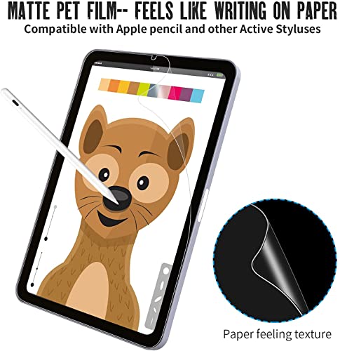Image of Mizi (2 Pack Paper-Like Matte Screen Protector for iPad Mini 6 8.3 inch 2021, Anti Glare High Sensitivity Film for Gaming, Sketching, Drawing and Writing - Compatible with Apple Pencil