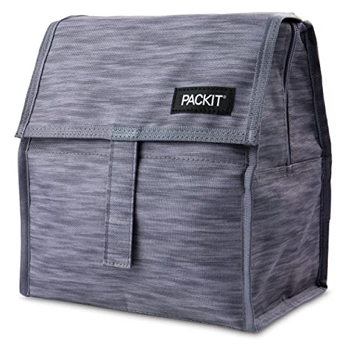 Image of PackIt Freezable Lunch Bag, Charcoal Space