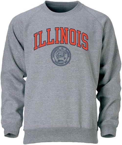 Barnesmith Crewneck Sweatshirt for College, Heritage Logo, Adult Unisex
