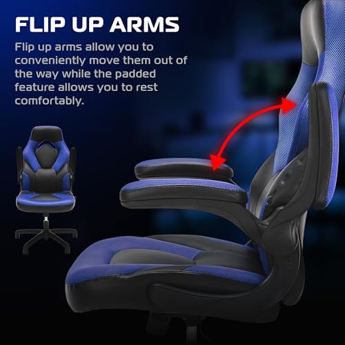 Image of RESPAWN 3085 Gaming Chair, Ergonomic Office Chair, Headrest, Flip-Up Arms