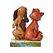 Jim Shore Disney Traditions by Enesco Fox and The Hound Figurine