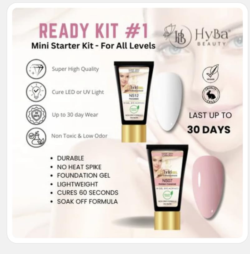HyGEL Hybrid Nail Gel Nude Skin Collection 60 ml miniatura 3