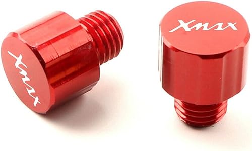 Miniatura 3 de CNC Aluminum Rear View Side Mirrors Hole Plug Screws Caps Cover Bolts for Yamaha Xmax Xmax 300 250 400