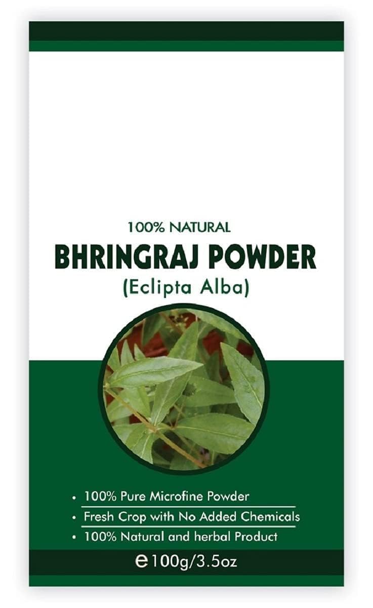 RG 100 Pure Bhri ngraj Pow der for Hair Natural Hair Care No Added Chemicals 100 Grams