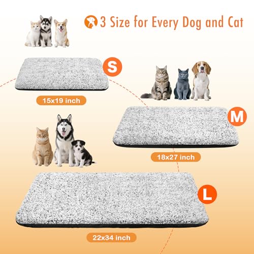 Self Warming Cat Bed, 2.0 Upgraded Thermal Mat for Indoor Cats, 15 x 19 In | Non-Electric Self Heating Cat Pad, Removable Washable Cover, Heat-Reflective Foil, Non-Slip Base for Kittens and Senior Cats - Image 8