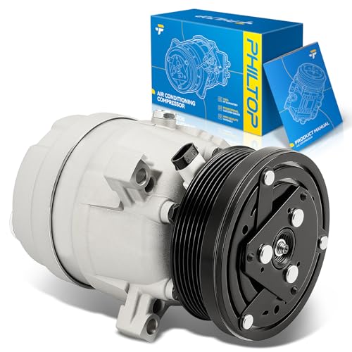 Image of PHILTOP Air Conditioner AC Compressor with Clutch for Regal 1997-2004,1996 3.8L,Impala 2000-2003 3.8L,Monte Carlo 1998-2003 3.8Liter,Lumina 1998-1999,Grand Prix 1997-2003 3.8Liter, Intrigue 1998,1999