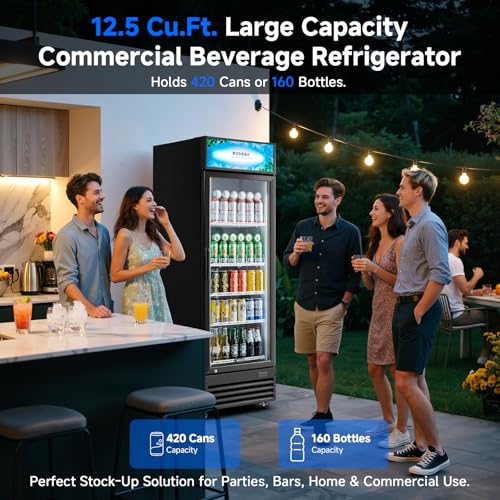 Commercial Display Refrigerator Upright