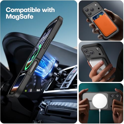 ImpactStrong Magnetic Guard Designed for iPhone 17 Pro Max Case [Camera Protection] [Military Grade Drop Tested] [Compatible with MagSafe] Slim Translucent Matte Phone Case (6.9") - Black by ImpactStrong - Used condition - Image 7