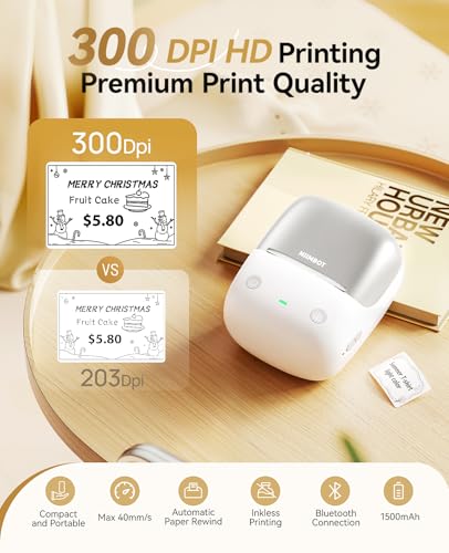 Image of NIIMBOT B2 Pro Label Maker with 3Tapes, Supports Photo Printing, Silver