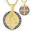 A02-ST Benedict Medal - Golden