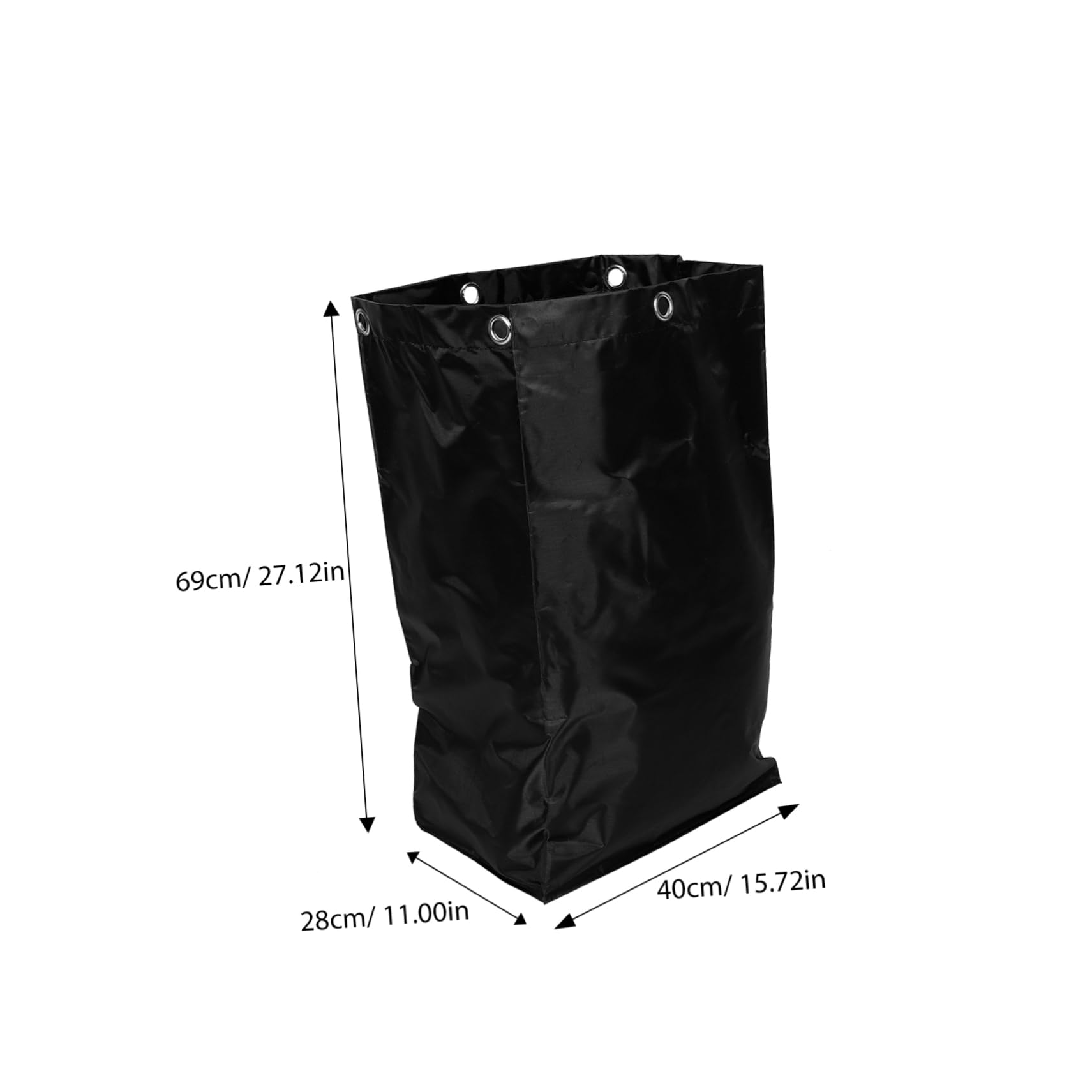 OSOLADY Cleaning Cart Bag Replacement Canvas Storage Bag for Janitorial Laundry Cart Cover