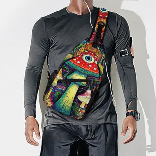 Morrales crossbody deportivos para hombre capacidad grande miniatura 7