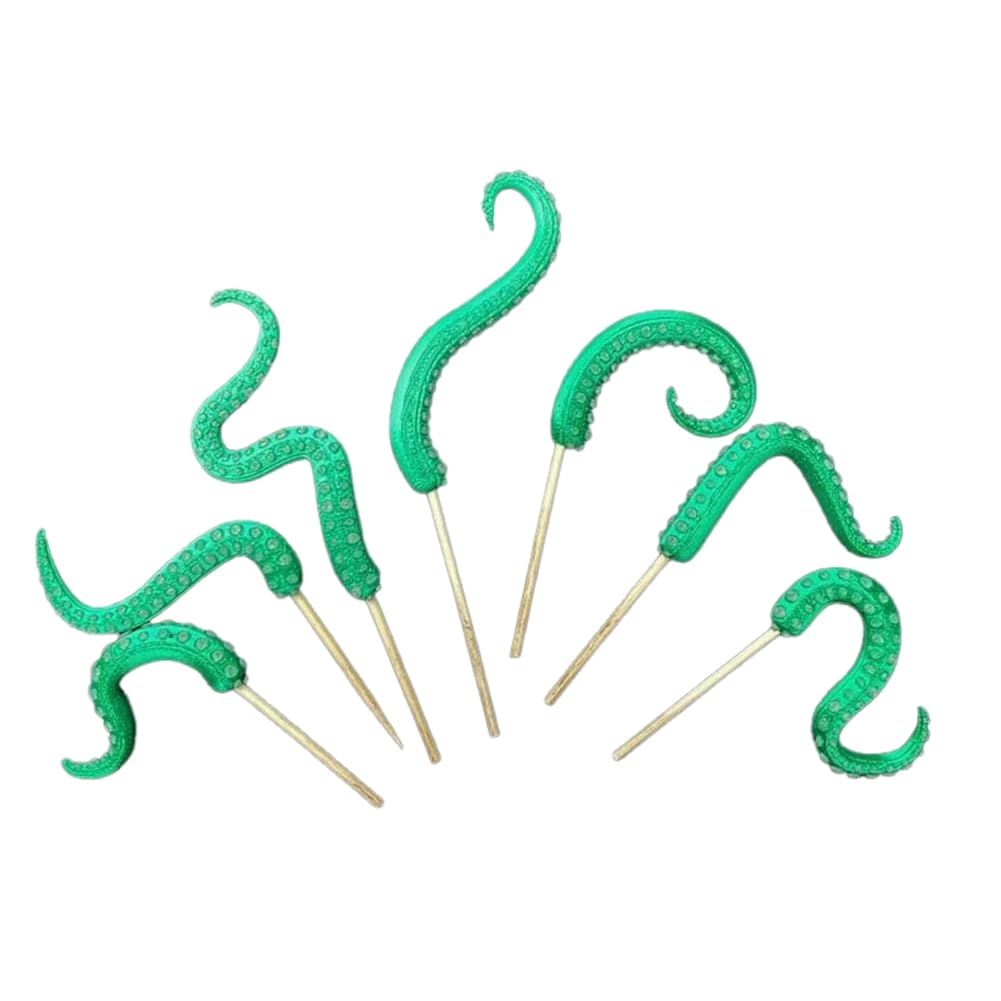 CTRLZS 7PCS SeaMonster Tentacles Tentacle Plant Stake Garden Stakes for Plant Decor Tentacle Stakes C