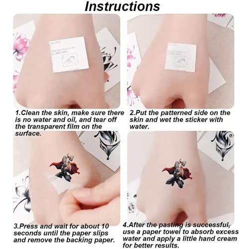 60Pc Superhero Temporary Tattoos For Kids, Superhero Party Favors Fake Tattoos Stickers Superhero Birthday Party Supplies Birthday Decorations Party Game Activities Reward Gifts(2"X2") #TOP6