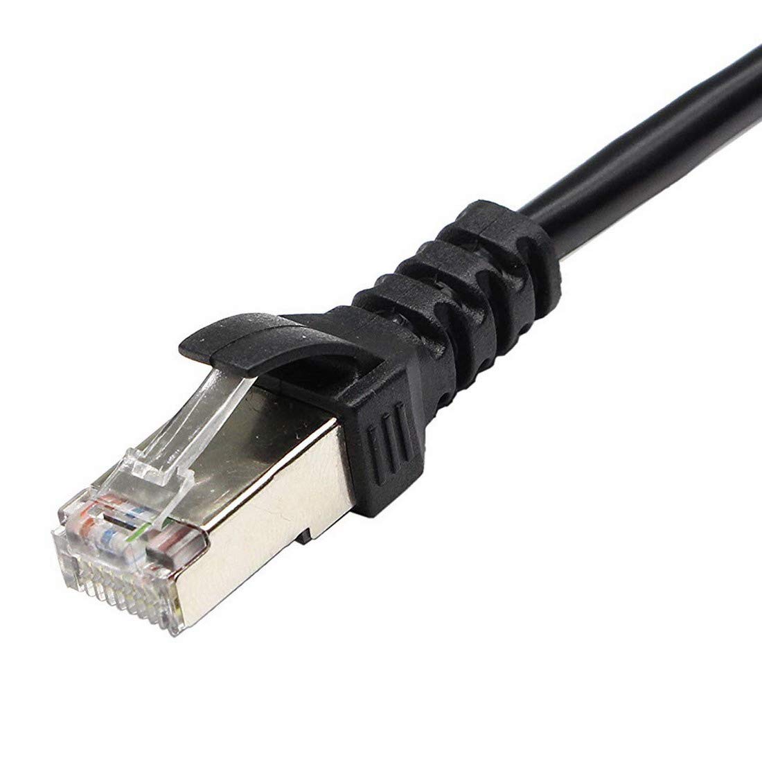 RJ45ネットワークスプリッタアダプタケーブル 1オスから2メスLANポート Amazon.co.jp: Rosebe RJ45ネットワークスプリッタアダプタ