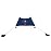 Neso Grande Portable Beach Tent Sun Shelter - Lightweight Beach Shade Canopy - Easy Setup for Family Outings - Patented Reinforced Corners - UPF 50+ Sun Protection - 7ft Tall, 9 x 9ft - Red/White/Blue
