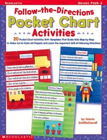 Follow-the-Directions Pocket Chart Activities, Grades PreK-1