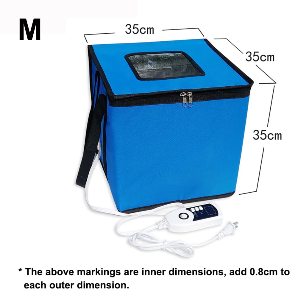 Scatola pieghevole per lievitazione dell'impasto con borsa per la fermentazione del riscaldatore e barattolo di avviamento riutilizzabile, kit di strumenti per la preparazione del pane per pane fatto