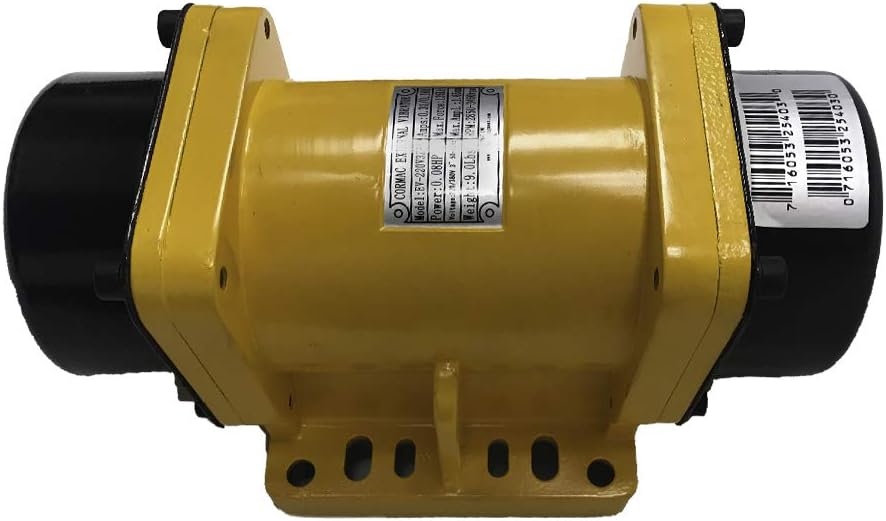 Cormac EV-12VZF16, external concrete vibrator, battery operated 12V-DC, 0.251 Hp, 14 amps, weight: 13.7 Lb: