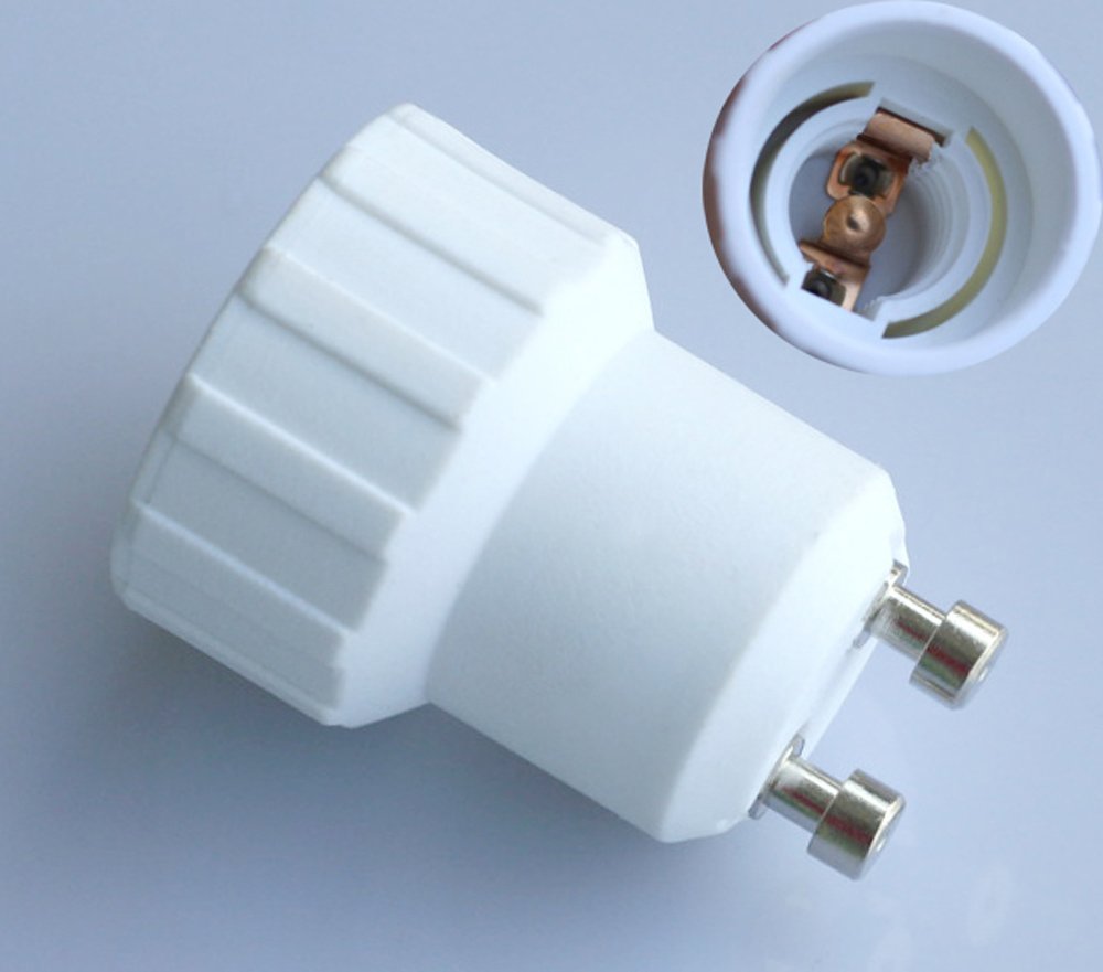 4x Socket Adapter GU10 to E14 Light Adapter Socket Bulb Lamp Socket Adapter