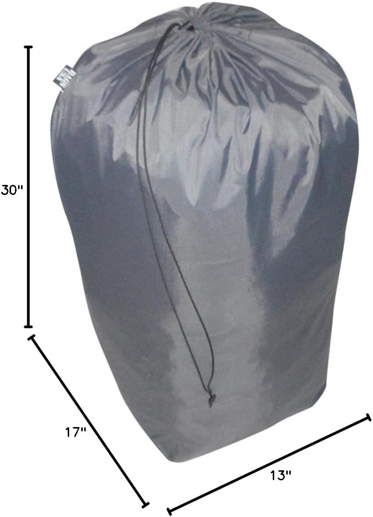 Sleeping Bag Cover,Jumbo Stuff Sacks, Laundry Bag Made In USA. (Gray)
