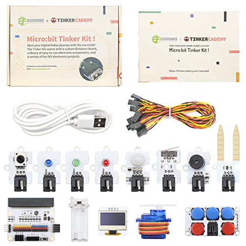 ELECFREAKS microbit Tinker Kit for Kid Micro:bit Sensor Starter K...
