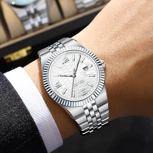 Relojes para hombre correa ajustable liviana que no cansa la muñeca 2
