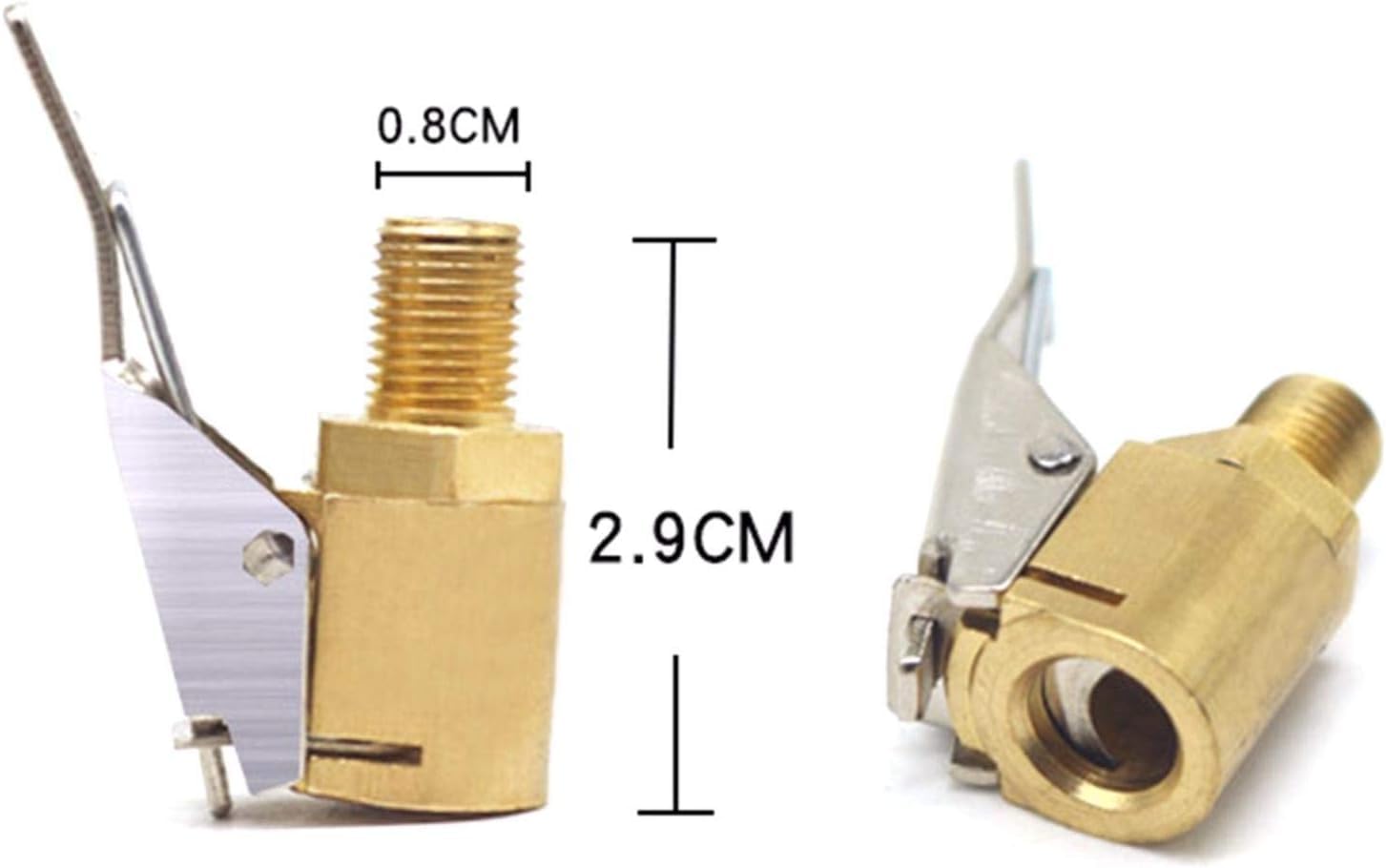 Zawór opon pneumatyczny uchwyt do opon samochodowych adapter do szybkiego uwalniania mosiężne złącze zatrzask pompa powietrza adapter do pompy samochodowej akcesoria do pomp samochodowych