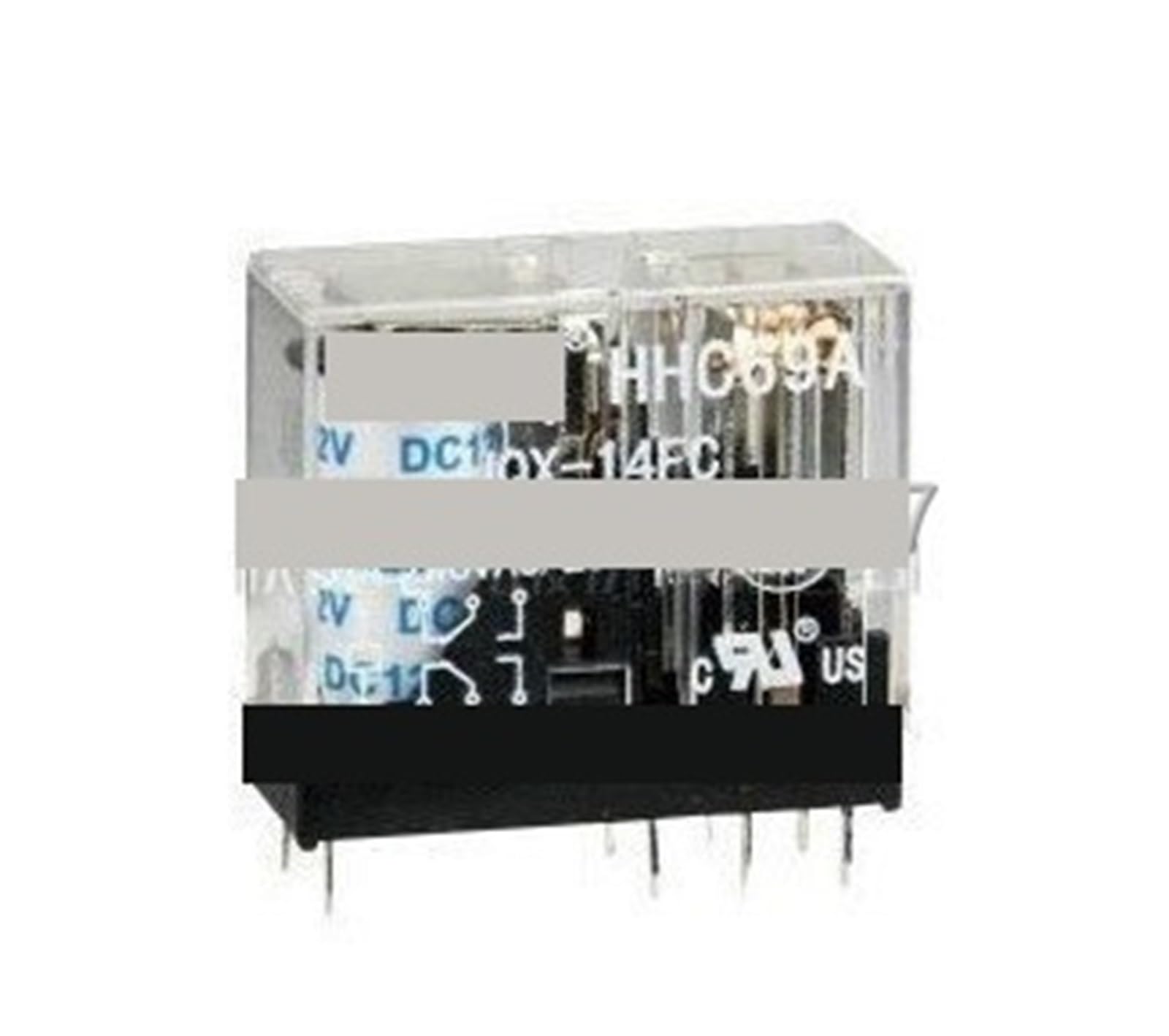 Relais électromagnétique JQX-14FC 1Z 12V DC 5 broches pour circuit imprimé