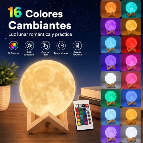 Luna con luz 2 Imagen adicional