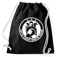 Let's Fight White Pride Turnbeutel Sportbeutel schwarz von Styletex23