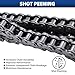 Patioer #60 Roller Chain, 10 Feet Carbon Steel Chain with 2 Free Connecting Links