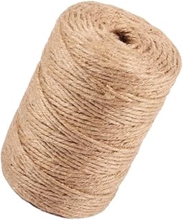 Ciieeo 2pcs Natural Jute Twine Jute Rope DIY Crafts Jute Twine Craft Jute Rope Jute Ribbon Rope String Packaging Line Label Gift Rope Artificial Jute String Artificial Jute Twine