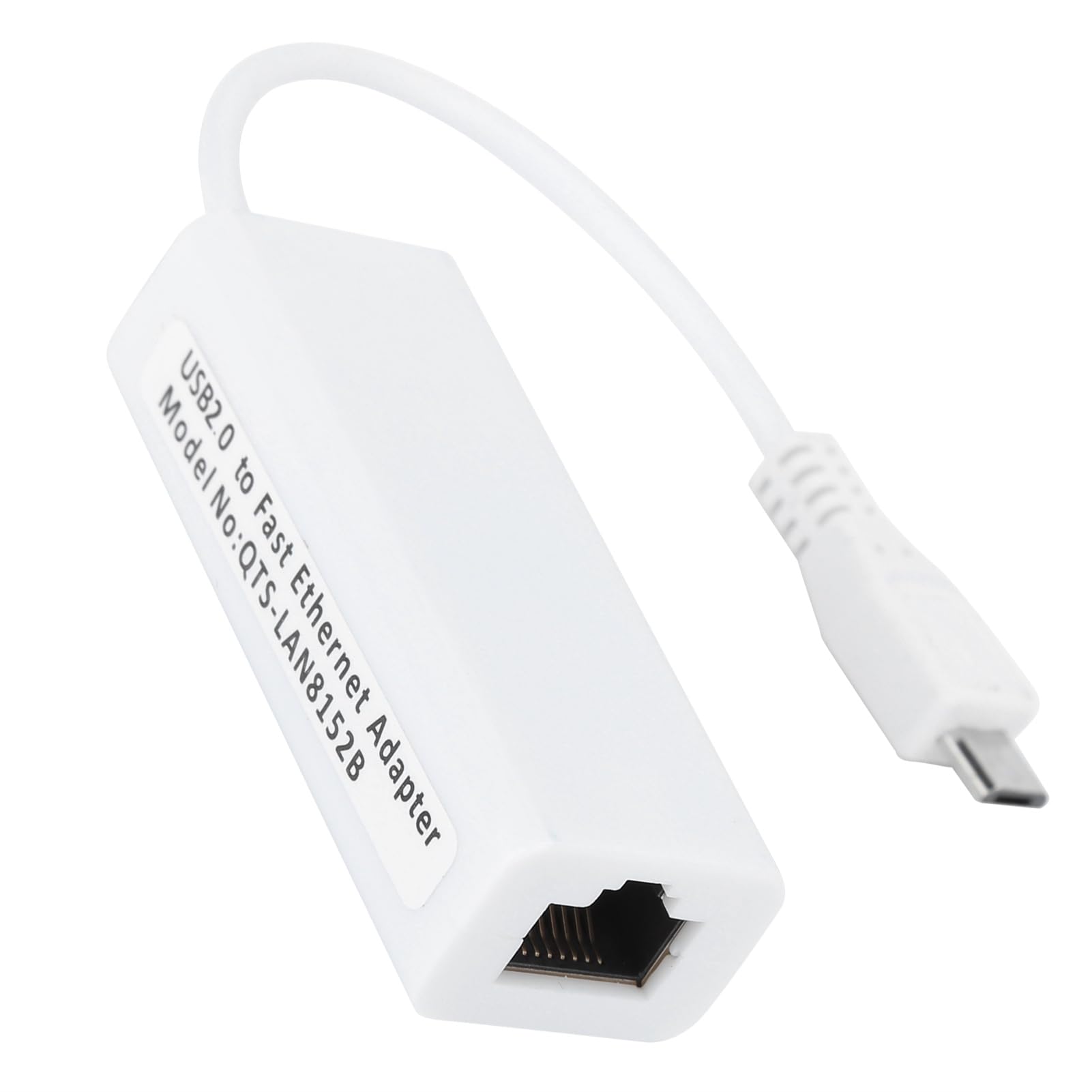 Adaptateur Ethernet Micro USB vers RJ45 Haute Vitesse 10 100 Mbps pour Réseau MacOS