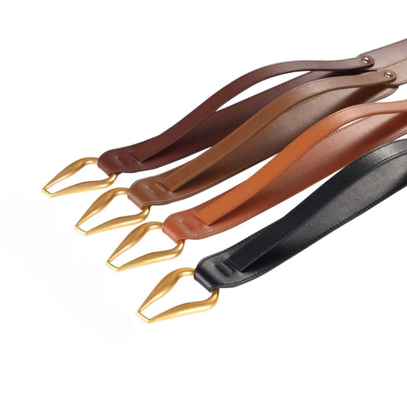 Waistband Women's Decorative Coat Suit Wide Waist Belt With Dress Waist Slanted Cowhide Belt For Women(D)4