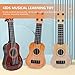 Toddmomy Toddler Ukulele Toy 2 Pack 4-String Kids Guitar Musical Instrument Educational Toy for 2 Year Old Preschoolers Beginners